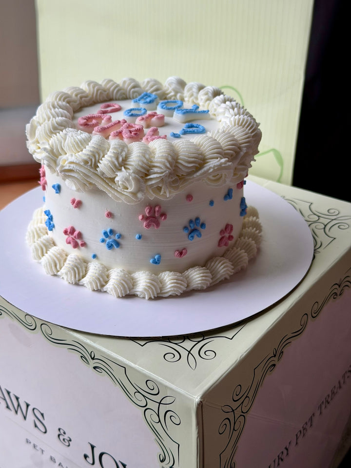 Signature Gender Reveal Cake