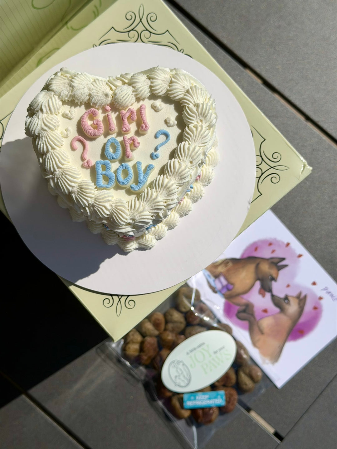 Signature Gender Reveal Cake