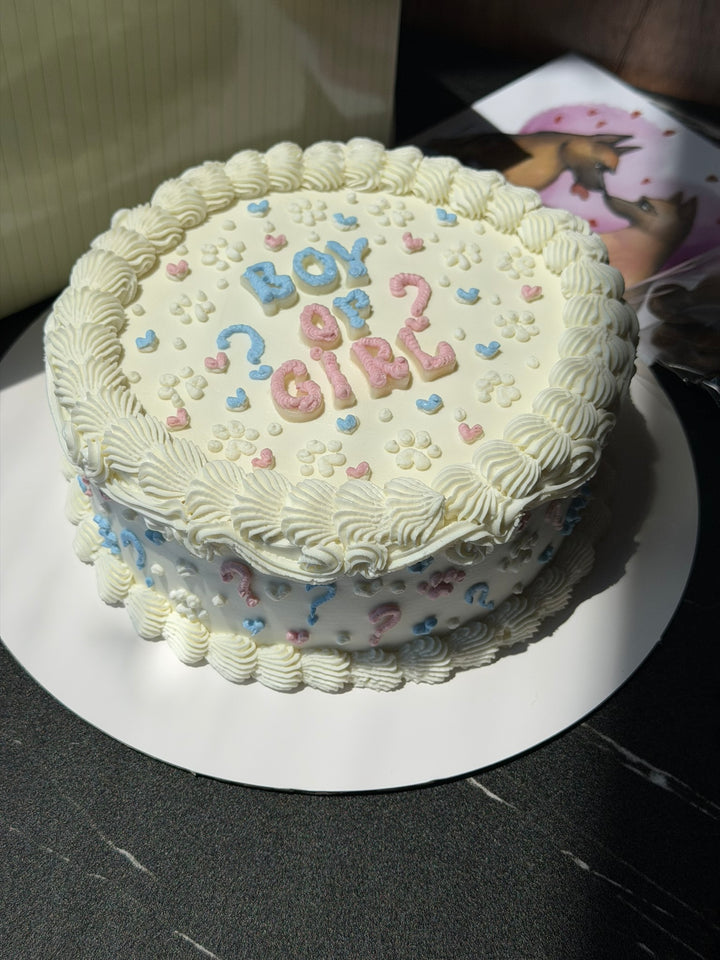 Signature Gender Reveal Cake